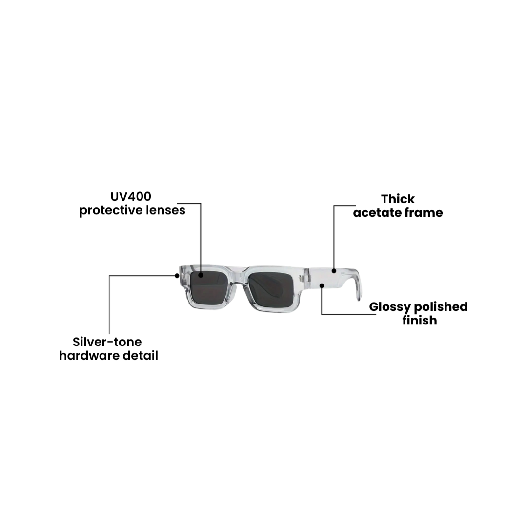 AeroShade Transparent Summer Sun Sunglasses