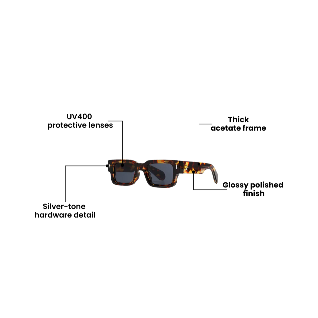 AeroShade Brown Summer Sun Sunglasses