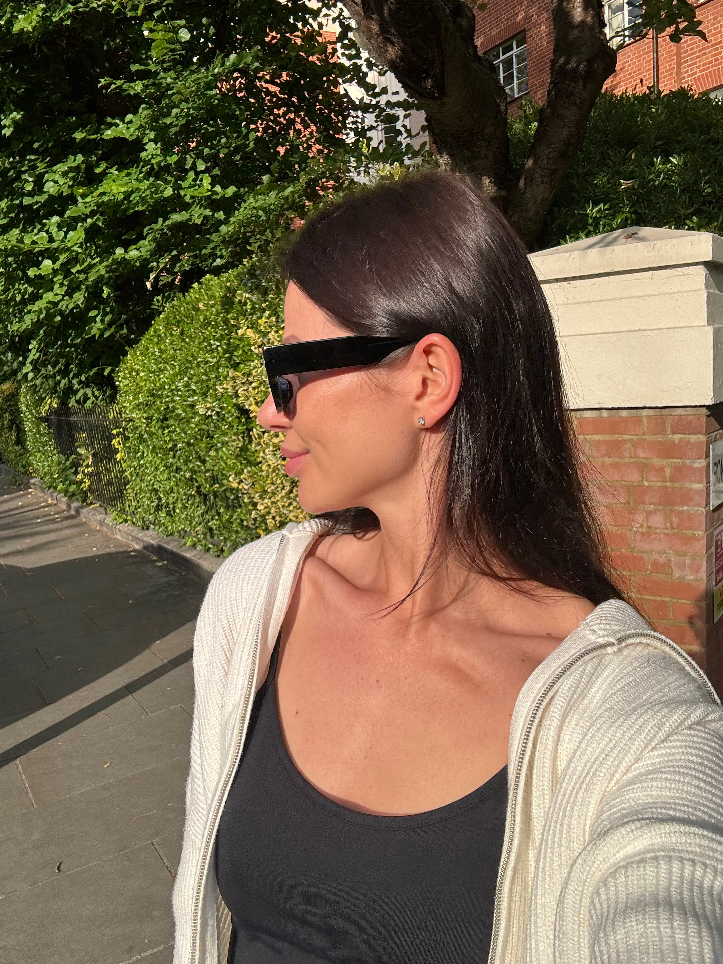 AeroShade All Black Summer Sun Sunglasses